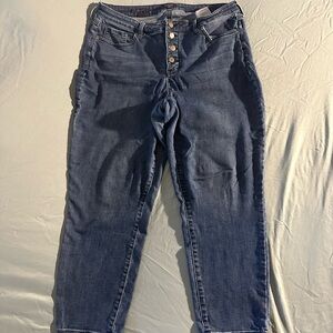 NYDJ Blue Straight Leg Jeans Classic Fit